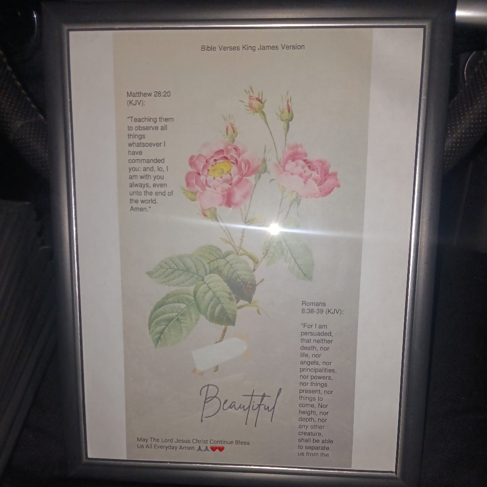 Bible Verses Picture Digital Art Print